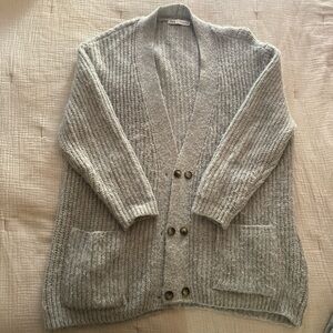 Zara cardigan sweater fluffy